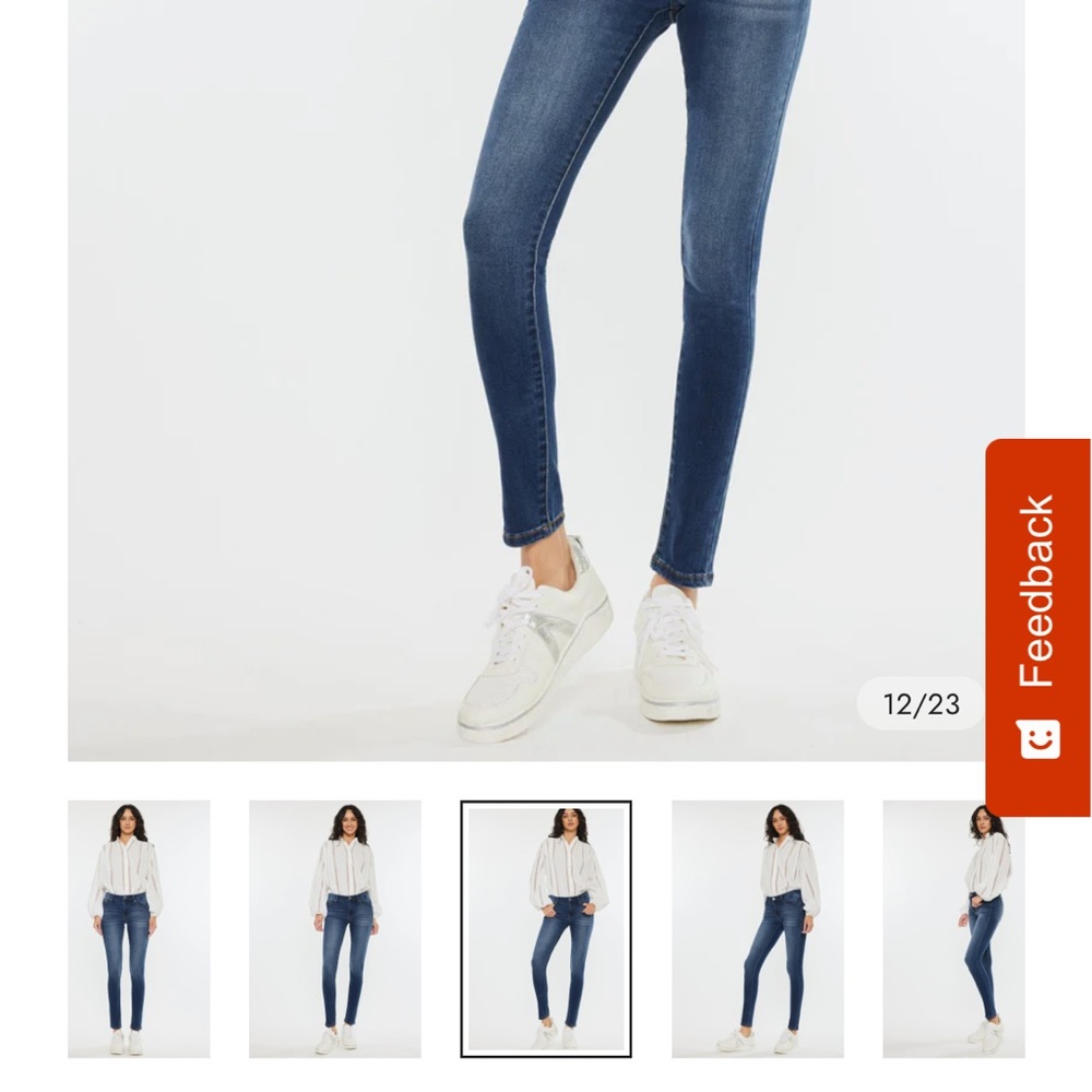 KanCan Women's Skinny Jeans in Blue